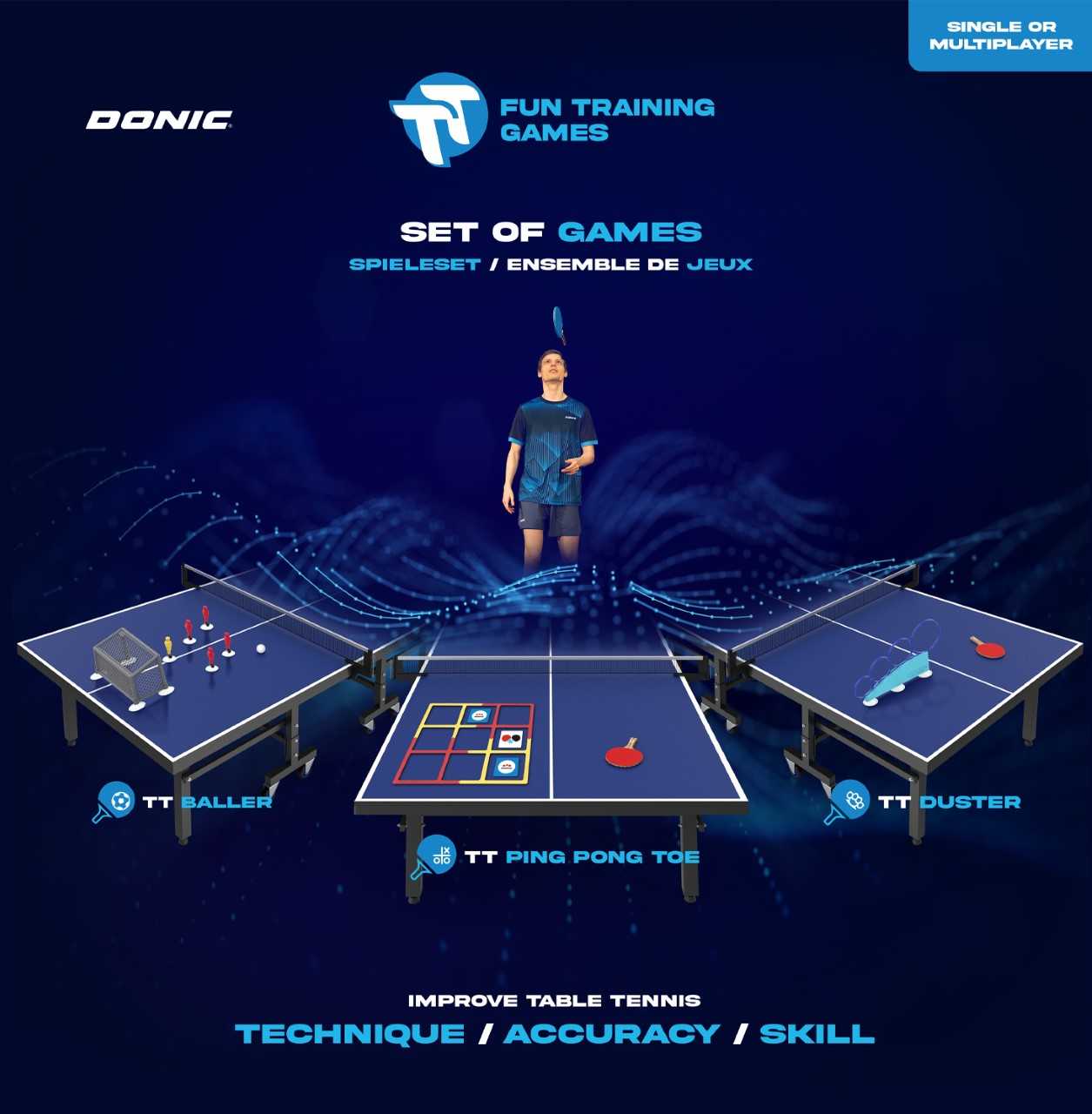 Donic TT Fun Training Games by DONIC - quality table tennis equipment