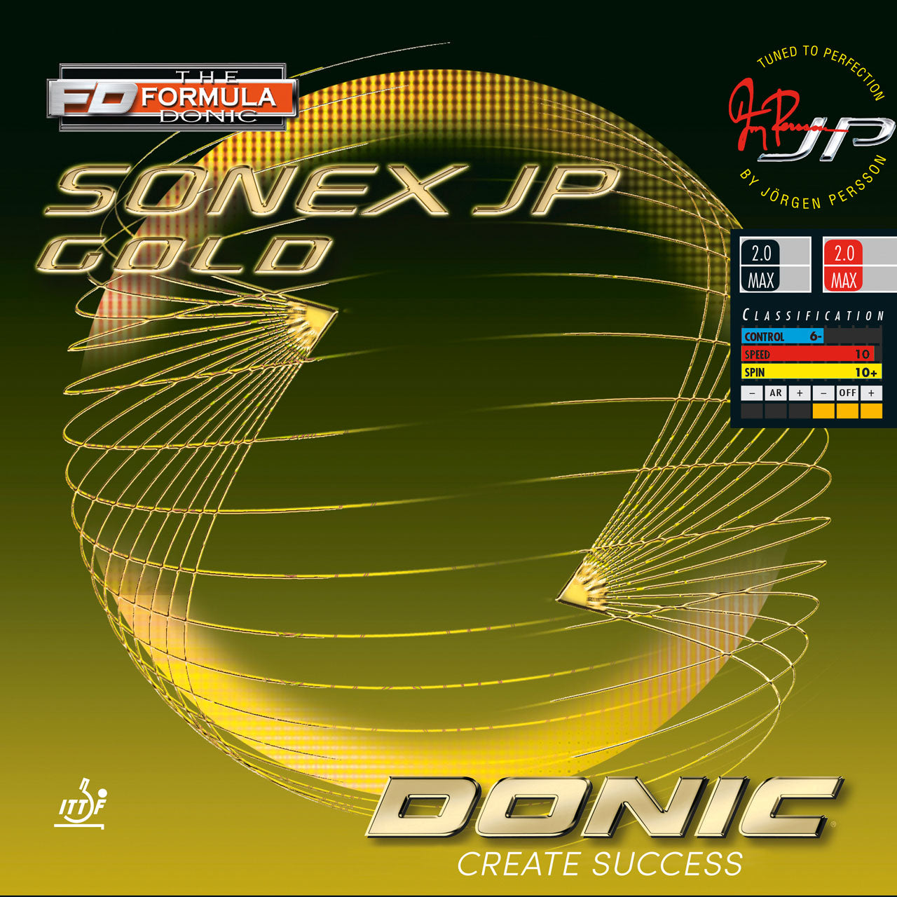 Donic Sonex JP Gold by DONIC - quality table tennis equipment