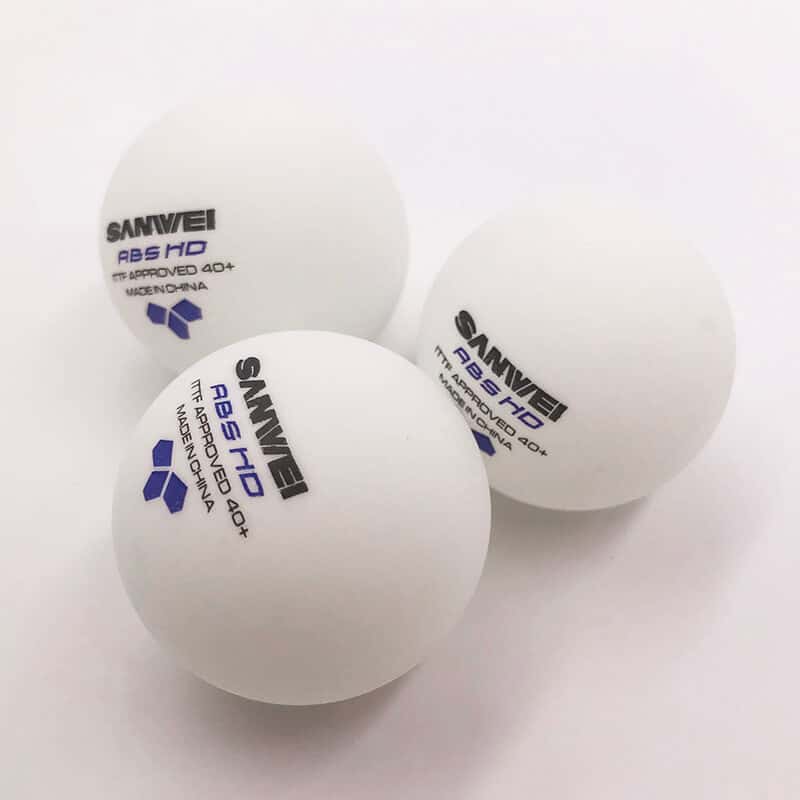 Sanwei ABS HD 40+ 3* Table Tennis Balls - Topspin Sports Ltd