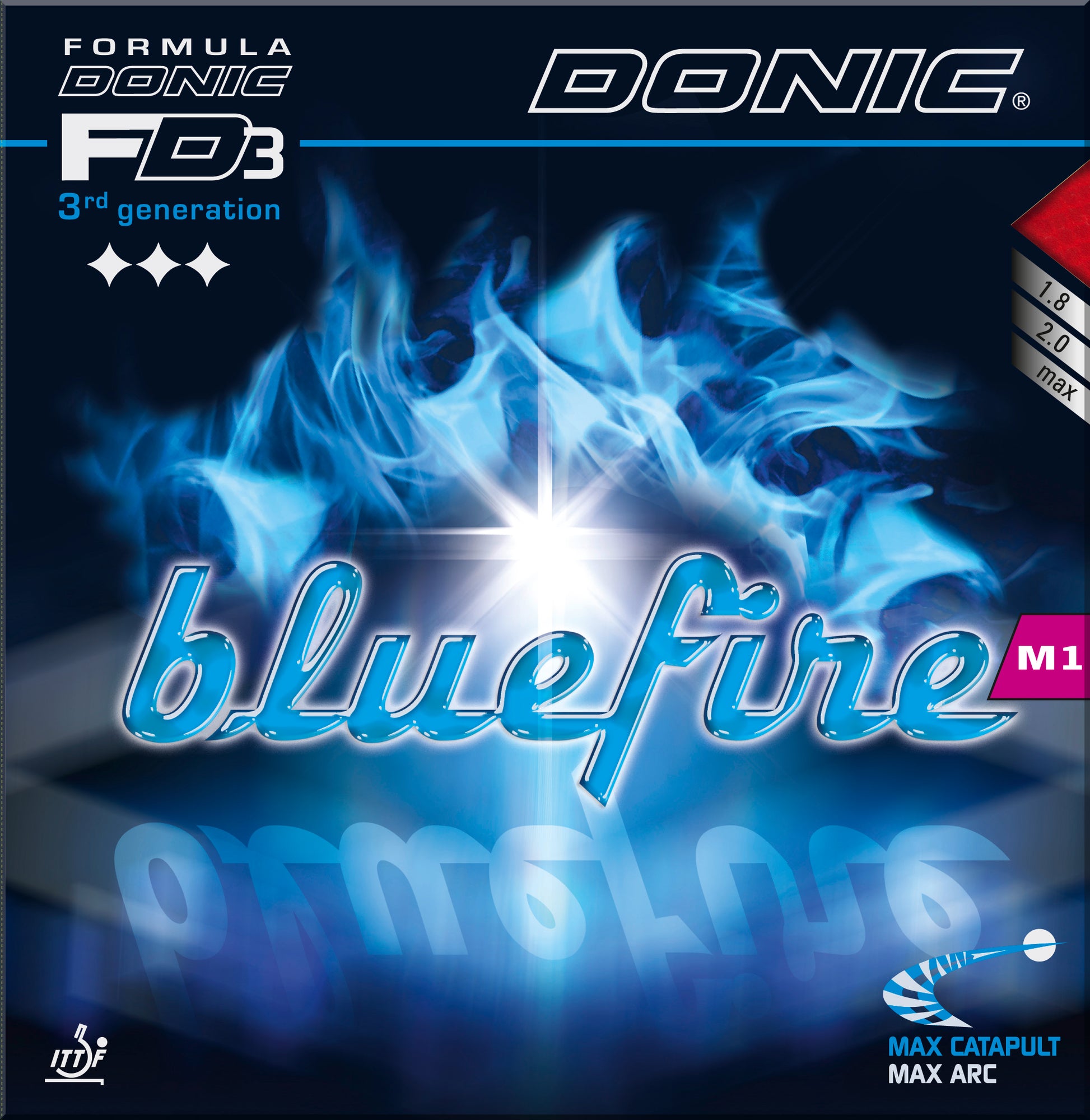 Donic Bluefire M1 Table Tennis Rubber by Donic - quality table tennis equipment