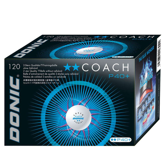 Donic Coach P40+ 2** Training Balls - Topspin Sports Ltd