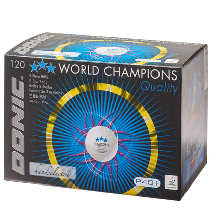 DONIC P40+ 3*** Table Tennis Ball - Topspin Sports Ltd
