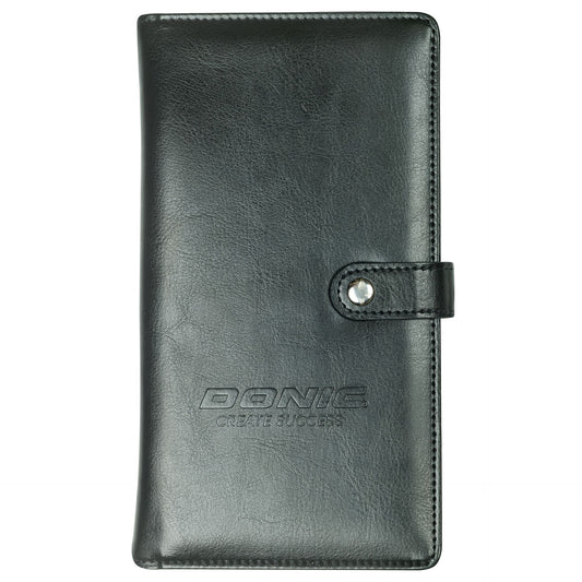 DONIC PROFESSIONAL REFEREE SET IN LEATHER CASE