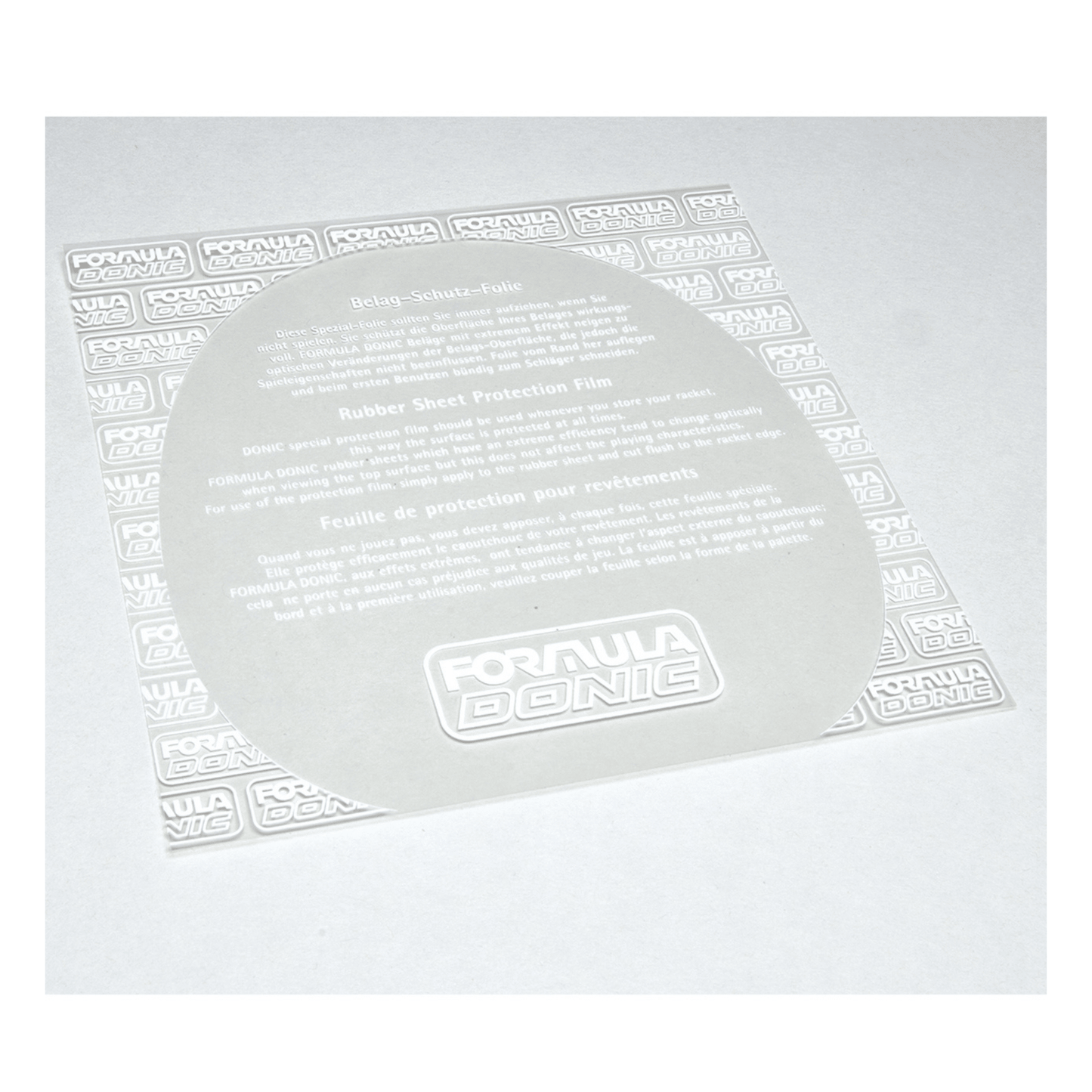 Donic Rubber Protector Sheet Formula - Topspin Sports Ltd