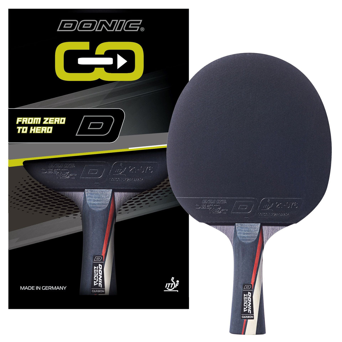 DONIC ZENTRA CARBON DESTO NEXT Table Tennis Bat - Topspin Sports Ltd