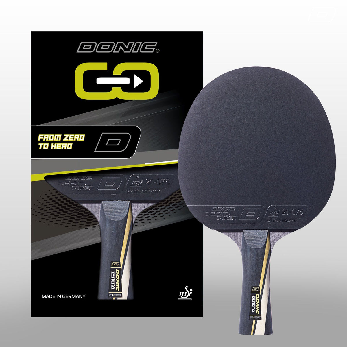DONIC ZENTRA FIRST ALLROUND DESTO FIRST Table Tennis Bat - Topspin Sports Ltd