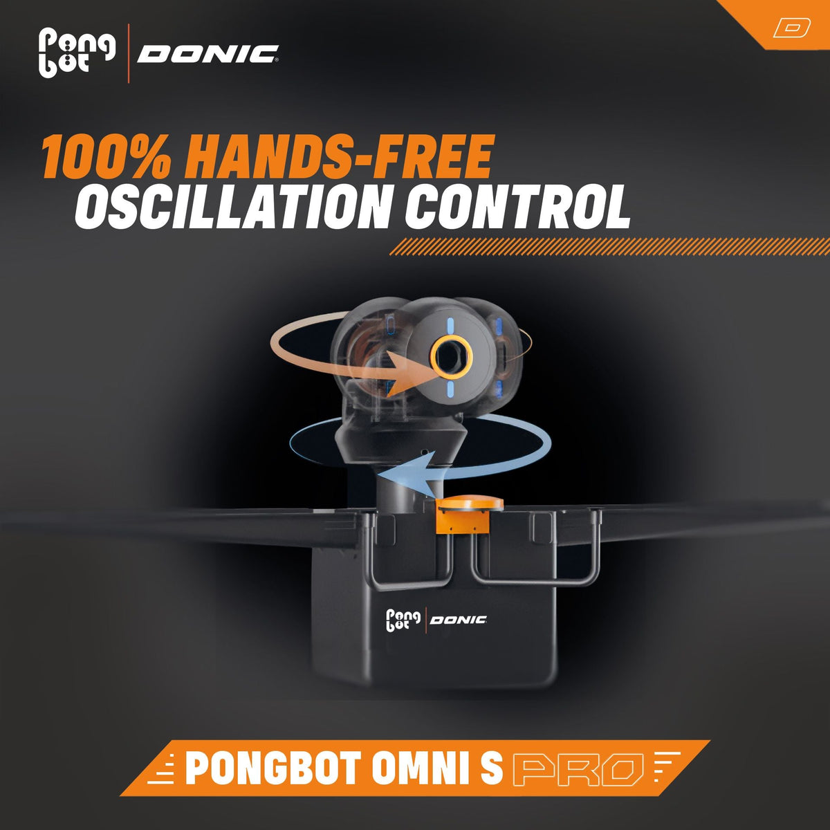 PRE ORDER - DONIC - PONGBOT OMNI S PRO Table Tennis Robot - Topspin Sports Ltd