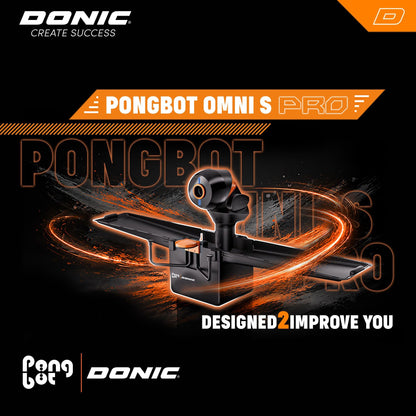 PRE ORDER - DONIC - PONGBOT OMNI S PRO Table Tennis Robot - Topspin Sports Ltd